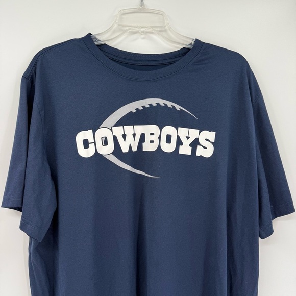 Dallas Cowboys T-Shirt Mens XXL Blue The Nike Tee NFL Onfield Apparel Dri Fit - Picture 4 of 8